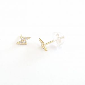 14K Gold Stud Earrings