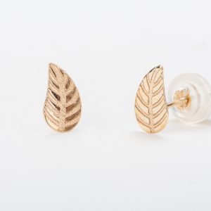 14K gold stud earrings