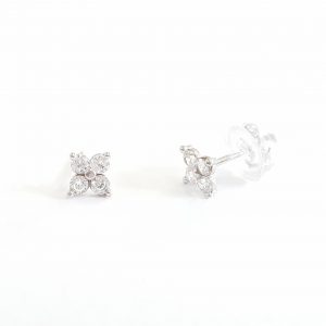 14K gold stud earrings